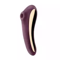 Satisfyer Dual Kiss stymulator łechtaczki i punktu G Wine Red Gadżety Erotyczne