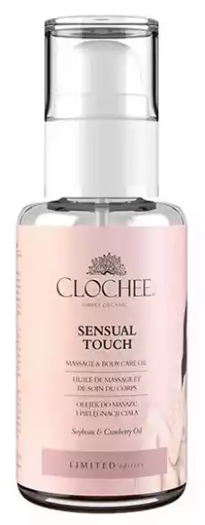 Clochee olejek do masażu i pielęgnacji ciała sensual touch 100ml Zdrowie i uroda Kosmetyki i akcesoria Pielęgnacja ciała Olejki do ciała i masażu