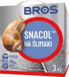 BROS Snacol granulat na ślimaki 05GB 3kg Dom i ogród Ogród Rośliny i ochrona roślin