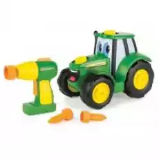 John Deere zbuduj traktor Johnny TOMY Dla dziecka Zabawki Rowerki i inne pojazdy dla dzieci