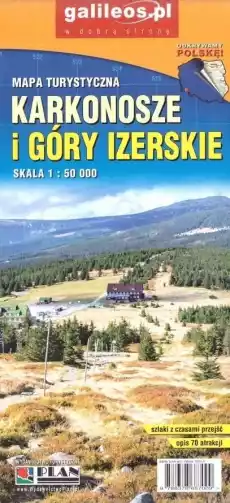 Mapa Karkonosze i góry izraelskie 150 000 Książki Turystyka mapy atlasy