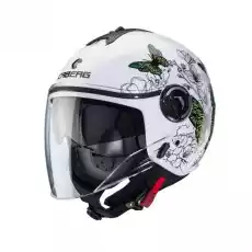 CABERG KASK JET Z BLENDĄ RIVIERA V4X ŻÓŁTYZIELON Motoryzacja Sporty Motorowe Ochrona Głowy Kaski