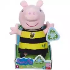 Maskotka Świnka Peppa pszczółka 20cm Eko plusz 07384 Tm Toys Dla dziecka Zabawki Maskotki