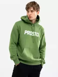 Bluza Z Kapturem Męska Green Prosto Zorn Odzież obuwie dodatki Odzież męska Bluzy męskie