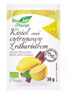 KISIEL O SMAKU CYTRYNOWYM Z RABARBAREM BIO 38 g BIO PLANET Zdrowie i uroda