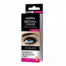 Venita Henna Color Gel żelowa farba do brwi i rzęs 10 Black Zdrowie i uroda