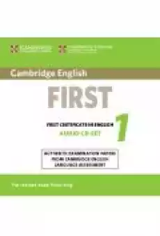 Cambridge English First 1 Audio CD Książki Audiobooki Nauka Języków