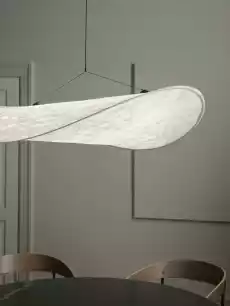 New Works Lampa wisząca Tense biała śr 90 cm Dom i ogród Wyposażenie wnętrz Oświetlenie Lampy sufitowe