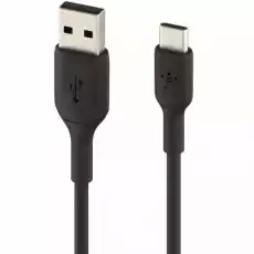 Kabel Belkin Boost Charge PVC MFi USBA do USBC 1m czarny Telefony i akcesoria Akcesoria telefoniczne