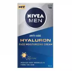 Nivea Men Hyaluron przeciwzmarszczkowy krem do twarzy 50ml Zdrowie i uroda Kosmetyki i akcesoria Kosmetyki dla mężczyzn