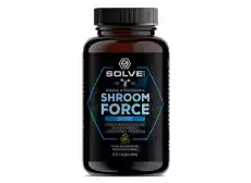 SolveLabs Shroom Force Cordyceps Sinensis Atp Preworkout 60 kapsułek Sport i rekreacja Odżywki i suplementy