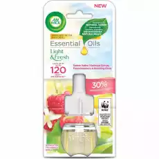 Air Wick Essential Oils wkład do elektrycznego odświeżacza Świeże Maliny i Kwitnące Cytrusy 19ml Dom i ogród Wyposażenie wnętrz Odświeżacze powietrza