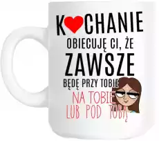 kubek na walentynki dla chłopaka z brunetką Dom i ogród Wyposażenie kuchni Naczynia kuchenne Kubki