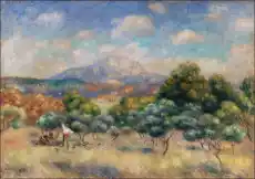 Mount of SainteVictoire Auguste Renoir plakat Wymiar do wyboru 30x20 cm Dom i ogród Wyposażenie wnętrz Dekoracja Obrazy i plakaty