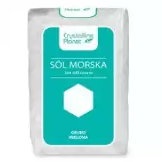 Crystalline Planet Sól morska grubo mielona 600 g Artykuły Spożywcze Przyprawy