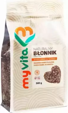 Naturalny błonnik nasiona babki płesznik i łuska babki jajowatej 500g MyVita Artykuły Spożywcze Produkty dietetyczne Suplementy