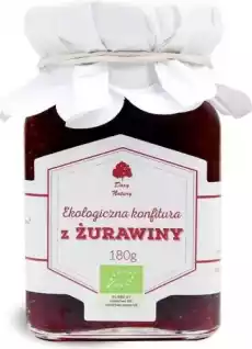 KONFITURA Z ŻURAWINY BIO 180 g DARY NATURY Artykuły Spożywcze Dżemy i konfitury