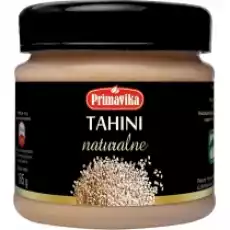 Primavika Tahini naturalne 185 g Artykuły Spożywcze Pasty i smarowidła