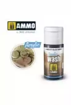 Ammo Acrylic Wash Black Wash Sport i rekreacja Modelarstwo