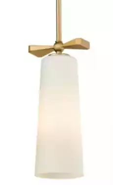 Lampa Sufitowa Wisząca Bow Mosiądz 10x10x25cm Dom i ogród Wyposażenie wnętrz Oświetlenie Lampy sufitowe