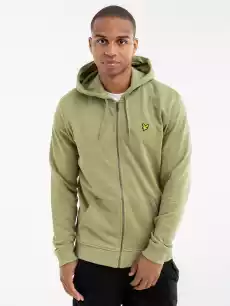 Bluza Rozpinana Z Kapturem Lyle Scott Through Khaki Odzież obuwie dodatki Odzież męska Bluzy męskie