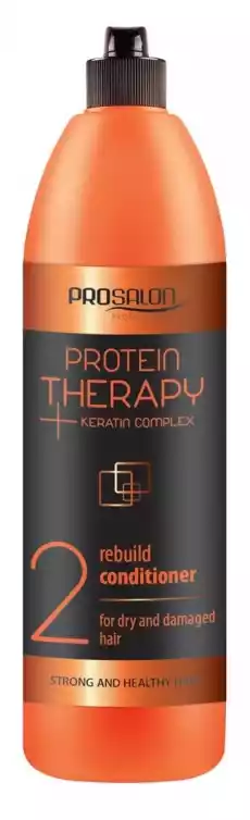 Prosalon Protein Therapy Keratin Complex 2 Conditioner For Dry And Damaged Hair odżywka odbudowująca Keratyna Ekstrakt z Aloes Zdrowie i uroda Kosmetyki i akcesoria Pielęgnacja i stylizacja włosów Odżywki do włosów