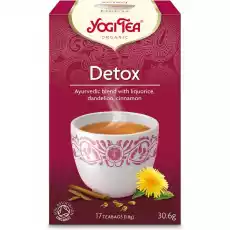 Herbatka Detox Bio 17x 18 g Yogi Tea Artykuły Spożywcze