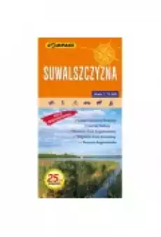 Mapa wodoodporna Suwalszczyzna 175 000 Książki Literatura podróżnicza