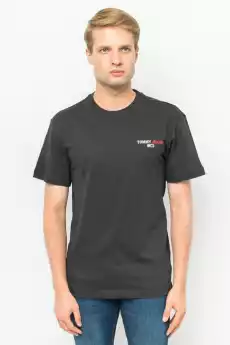 KOSZULKA TSHIRT MĘSKI TOMMY JEANS CZARNY Odzież obuwie dodatki Odzież męska