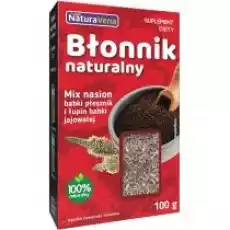 NaturaVena Błonnik witalny mix nasion suplement diety 100 g Zdrowie i uroda Zdrowie Witaminy minerały suplementy diety