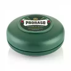 PRORASO mydło do golenia linia zielona tygielek 75ml Zdrowie i uroda Kosmetyki i akcesoria Kosmetyki dla mężczyzn Męskie kosmetyki i akcesoria do golenia