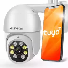 Kamera IP EasyCam obrotowa zewnętrzna WiFi Tuya 8MP EC8PT4L4IR Biuro i firma Monitoring Akcesoria do monitoringu