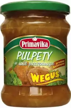 Pulpety wegetariańskie w sosie o smaku pieczeniowym 420 g Artykuły Spożywcze Zdrowa żywność