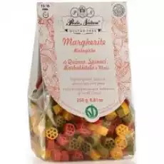 Pasta Natura Makaron kukurydziany trójkolorowy margherite bezglutenowy 250 g Bio Artykuły Spożywcze Makarony