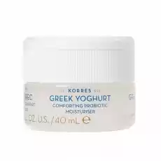 Korres Greek Yoghurt Probiotic Moisturiser Kojący krem nawilżający z probiotykami dla skóry normalnej i mieszanej 40 ml Zdrowie i uroda Kosmetyki i akcesoria Pielęgnacja twarzy Kremy do twarzy