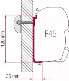 ZESTAW ADAPTERÓW DO MARKIZY FIAMMA F45F70 S400 Książki Poradniki Dom i ogród