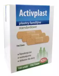 Activplast Plastry familijne standardowe 100 szt Artykuły Spożywcze