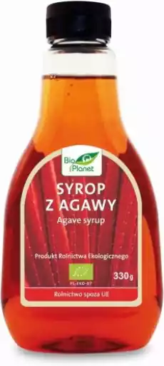 SYROP Z AGAWY BIO 330 g 239 ml BIO PLANET Artykuły Spożywcze Słodziki i zamienniki cukru