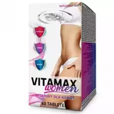 REAL PHARM VITAMAX WOMEN WITAMINY DLA KOBIET 60 TABLETEK Zdrowie i uroda Zdrowie Witaminy minerały suplementy diety