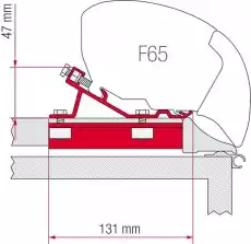 ZESTAW ADAPTERÓW DO MARKIZY FIAMMA F65 FIXING BAR Książki Poradniki Dom i ogród