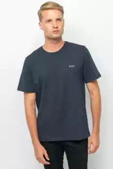 TSHIRT MĘSKI HUGO BOSS 50469550 GRANATOWY Odzież obuwie dodatki Odzież męska