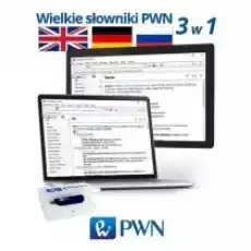 Wielki multimedialny słownik PWN 3w1 angielski niemiecki rosyjski Książki Nauka jezyków