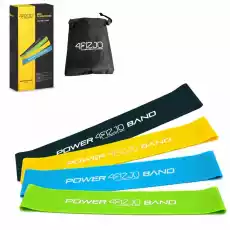 zestaw 4 gum mini power band 4fizjo Sport i rekreacja Siłownia i fitness Akcesoria do siłowni i fitness