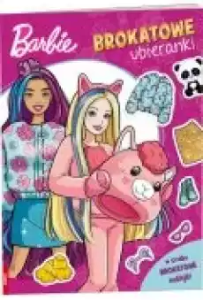 Barbie Brokatowe Ubieranki Książki Dla dzieci