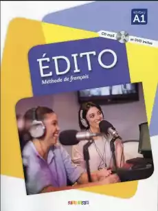 Edito A1 Podręcznik CD mp3 DVD Książki Podręczniki w obcych językach Język francuski