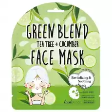 Green Blend Face Mask rewitalizująca maska w płachcie 25ml Zdrowie i uroda Kosmetyki i akcesoria Pielęgnacja twarzy Maseczki