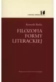 Filozofia formy literackiej Książki Ebooki