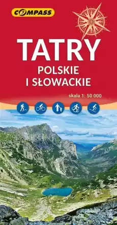 Mapa Tatry Polskie i Słowackie 150 000 Książki Turystyka mapy atlasy