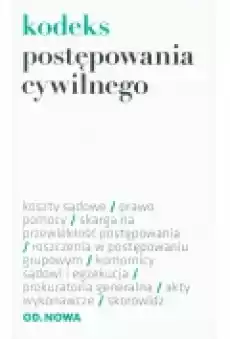 Kodeks postępowania cywilnego Książki Prawo akty prawne