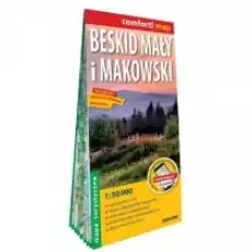 Mapa tur Beskid Mały i Makowski 150 000 lam Książki Literatura podróżnicza